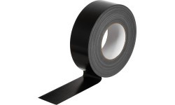 BW auduma lente apm. 5 cm x 50 m, melna