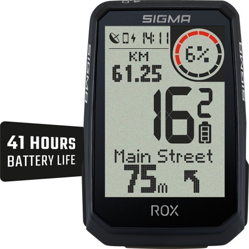 Velodators SIGMA ROX 4.0 Endurance GPS Black, sensoru komplekts