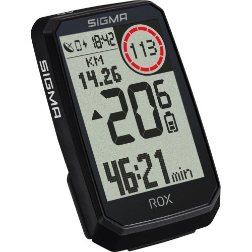 Велокомпьютер SIGMA ROX 4.0 Endurance GPS Black, комплект с датчиками
