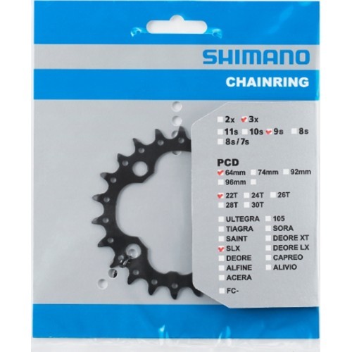 Priekšējais zobrats Shimano FC-M660 22T-L SLX