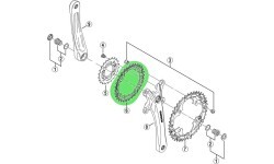 Chainring SHIMANO FC-M361 32T Acera