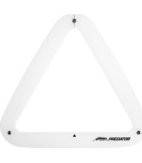 Biljarda trīsstūris Predator Aerorack, balts, 57,2 mm