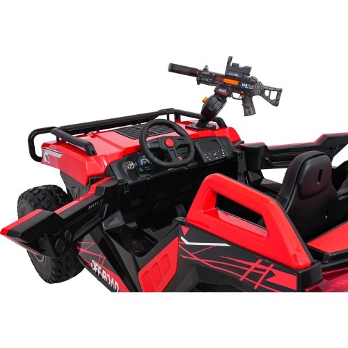 Elektromobilis Buggy Prospector 4x4 Strong, sarkans
