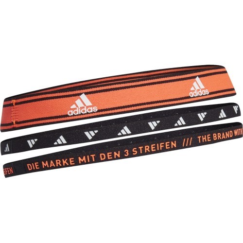 Повязка на голову Adidas 3PP оранжево-чёрная GS2120
