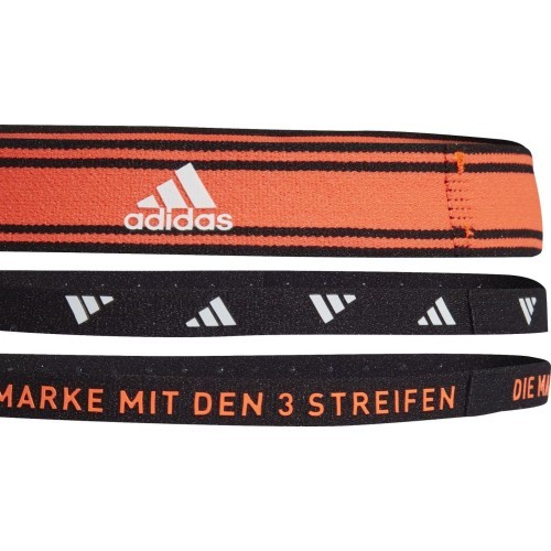 Повязка на голову Adidas 3PP оранжево-чёрная GS2120