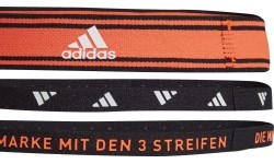 Повязка на голову Adidas 3PP оранжево-чёрная GS2120