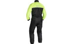 Ūdensizturīgs motociklista virsvalks Oxford Rain Seal, melns/dzeltens