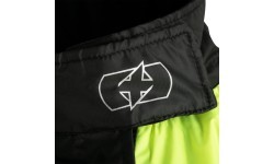 Ūdensizturīgs motociklista virsvalks Oxford Rain Seal, melns/dzeltens