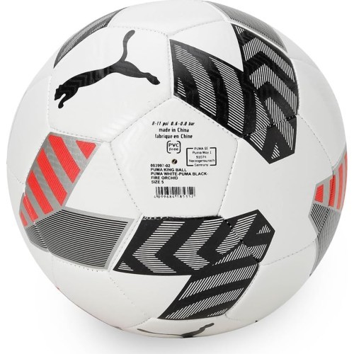 Futbola bumba Puma King Ball White Grey Red 083997 02