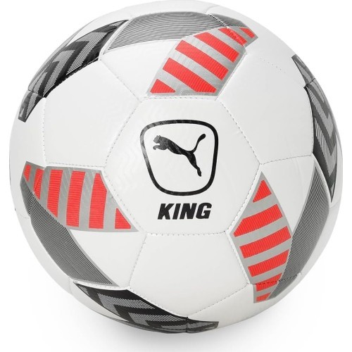 Futbola bumba Puma King Ball White Grey Red 083997 02