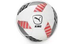 Puma King Ball Football White Grey Red 083997 02