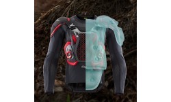 Gaisa spilvena veste Alpinestars Tech-Air Off-Road System, melna/sarkana