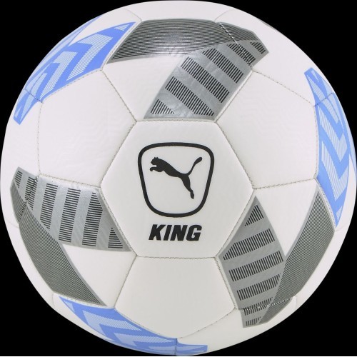 Puma King Ball futbola bumba, balta/melna/zila 083997 01