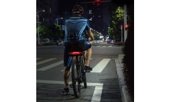Aizmugurējais velosipēda lukturis ar signalizāciju un pagrieziena signāliem inSPORTline Suryah