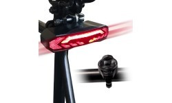 Rear Bike Light w/ Alarm & Turn Signals inSPORTline Suryah