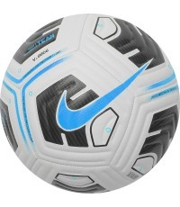 Nike Academy Team futbola bumba CU8047 102 melna balta zila