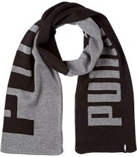 Puma Knit Scarf šalle, melns pelēks 054057 01