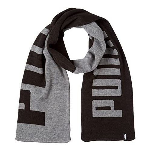 Шарф Puma Knit Scarf чёрно-серый 054057 01