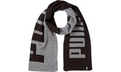Puma Knit Scarf šalle, melns pelēks 054057 01