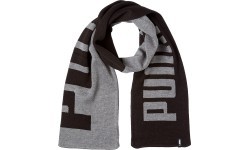 Puma Knit Scarf šalle, melns pelēks 054057 01