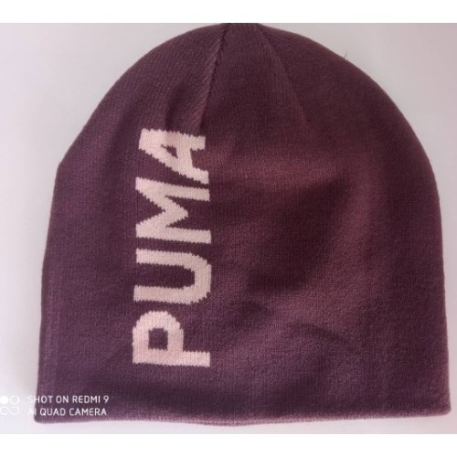 Puma Ess Classic Cuffless Beanie Eggplant 023433 09