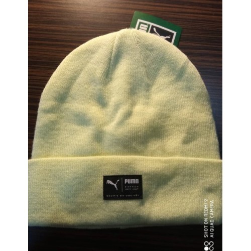 Puma Archive Heather Beanie Hat Yellow 021739 21
