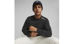 Шапка Puma Ribbed Classic Cuff Beanie, синяя 024038 02