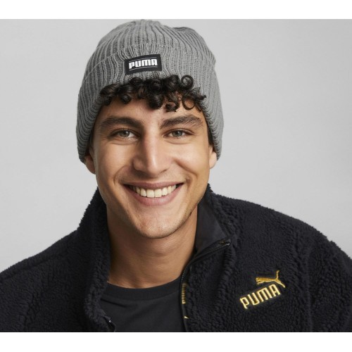 Шапка Puma Ribbed Classic Cuff Beanie Grey 024038 03