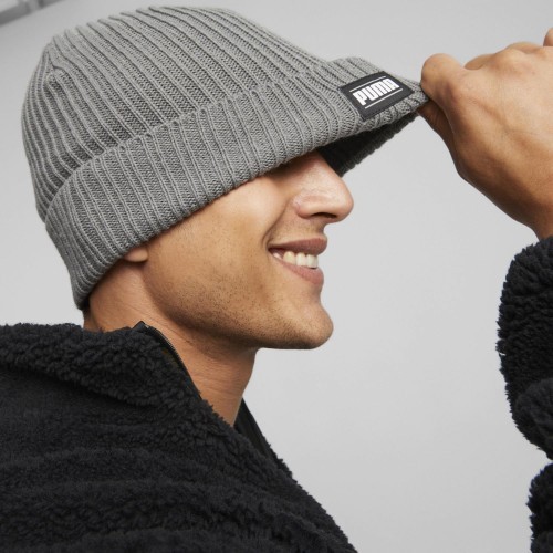 Puma cepure Ribbed Classic Cuff Beanie Grey 024038 03