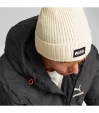 Шапка Puma Ribbed Classic Cuff Beanie, белая 024038 04