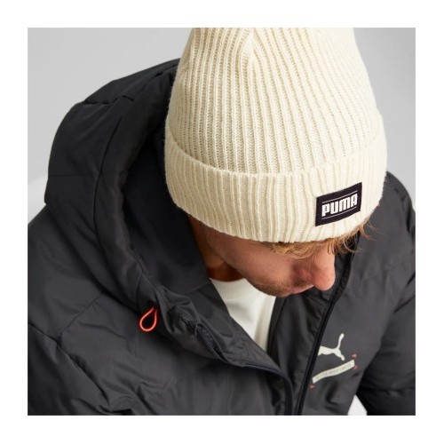 Puma Ribbed Classic Cuff Beanie White 024038 04