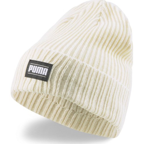 Puma Ribbed Classic Cuff cepure, balta 024038 04
