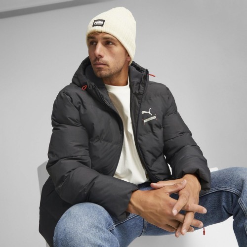 Шапка Puma Ribbed Classic Cuff Beanie, белая 024038 04