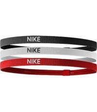 Nike galvas saite Elastic Headbands 2.0 3P White Black Red N1004529 083