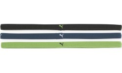Puma AT Sportbands Womens Pack Headband Black Blue Green 053491 07