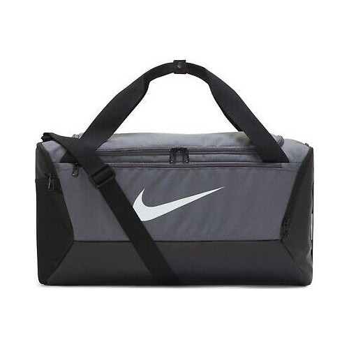 Nike Brasilia S Duff-9.5 Sports Duffel Bag Grey DM3976 026