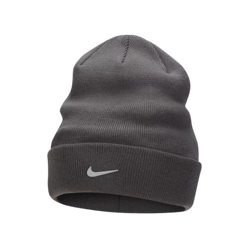 Детская шапка Nike K Nk Peak Beanie Sc Swsh серая FB6492 068