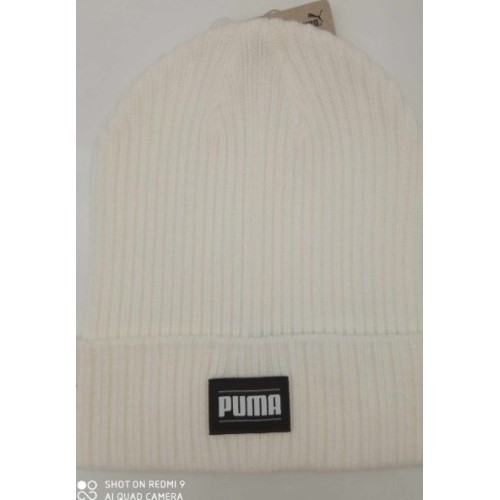 Шапка Puma Ribbed Classic Cuff Beanie White 024038 06