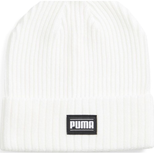 Puma Ribbed Classic Cuff Beanie White 024038 06