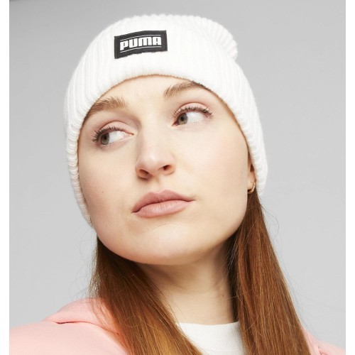 Шапка Puma Ribbed Classic Cuff Beanie White 024038 06