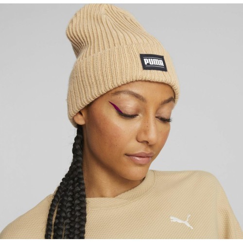 Puma Ribbed Classic Cuff Beanie Cream 024038 07