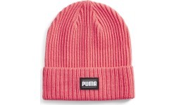 Шапка Puma Ribbed Classic Cuff Beanie розовая 024038 08