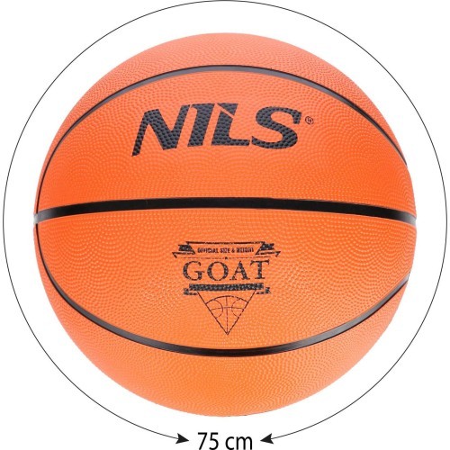 Basketbola bumba Nils GOAT NPK272, oranža, 7. izmērs