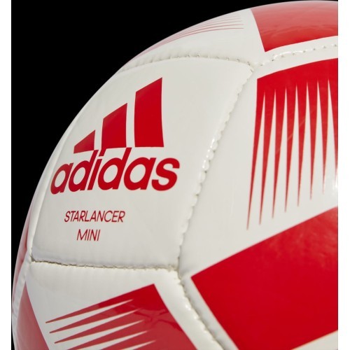 Adidas Starlancer Mini futbola bumba, balta/sarkana IA0975