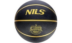 Баскетбольный мяч NILS NPK270 Slasher, чёрный, размер 7