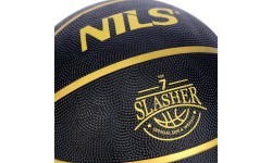 Баскетбольный мяч NILS NPK270 Slasher, чёрный, размер 7
