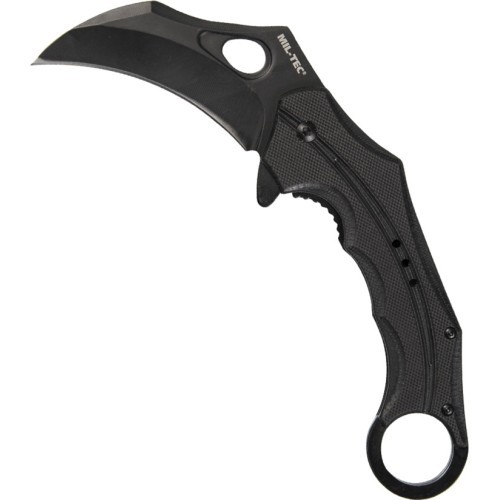 BLACK G10 ONE-HAND KNIFE ′KARAMBIT′