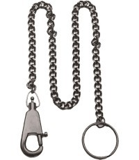 BLACK KNIFE CHAIN WITH CARABINER