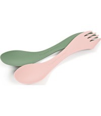 Karotdakša Spork M BIO, 2 gab., zaļa/rozā