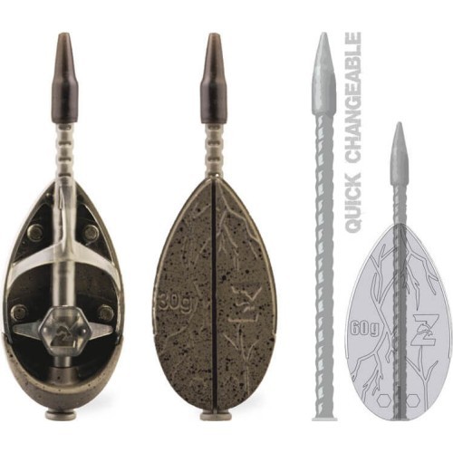 ZFISH Method Feeder Set Feeda X 20, 30 g + veidne